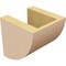 Ekena Millwork 5"W x 5"D x 5"H Wide Durham Rough Cedar Woodgrain TimberThane Corbel, Primed Tan CORUR05X05X05DURRCPR - alternate 3